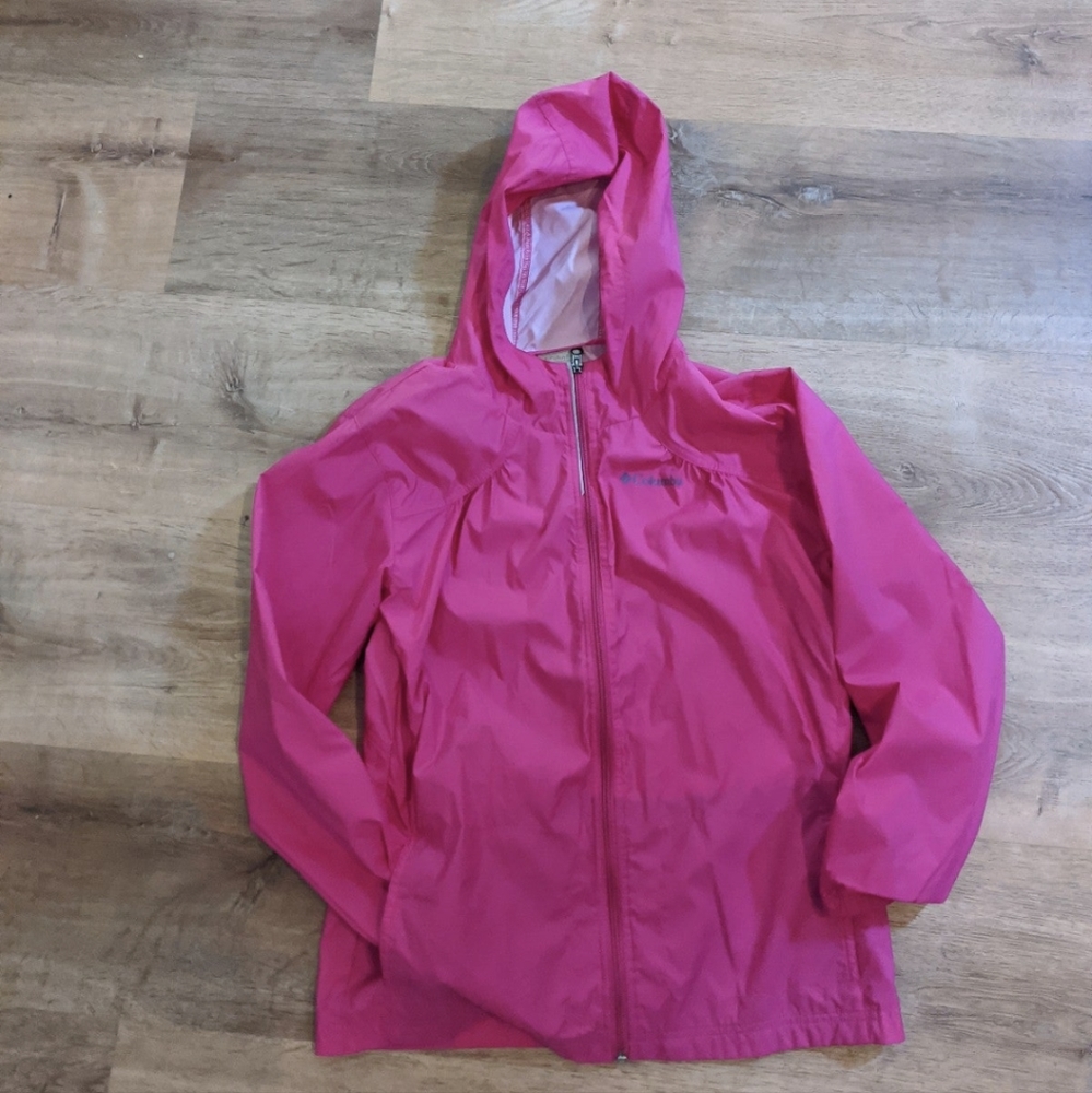 Girls 18/20 Columbia Rain/windbreaker jacket